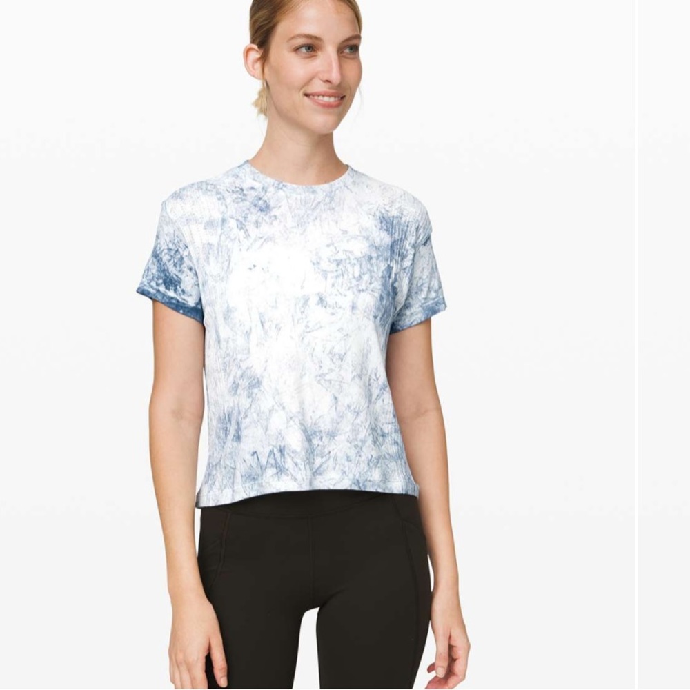 Lululemon Train To Be Short Sleeve Tye Dye